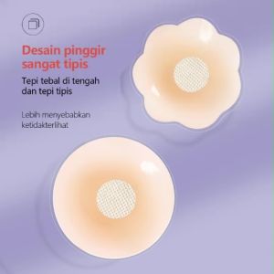 Tokofashion Silikon Bra Push Up Bra Tempel Penutup Puting nipple pad bra NP001