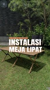 meja lipat taffsport foldable - meja camping - meja santai