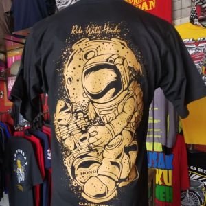kaos CB GL MP Tiger ride with Honda murah original distro gratis stiker