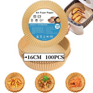 100Pc Air Fryer Special Paper Air Fryer Disposable Paper Liner Non Stick Oven Mat Kitchen Pan Pad Airfryer Accessories Bakpapier