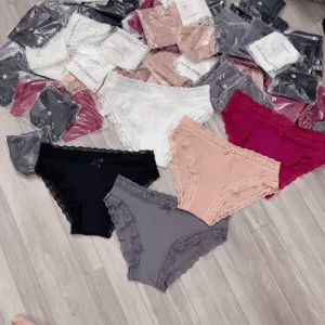 Combo 5 quần lót nữ Vic xuất Châu Âu quần lót nữ thun lạnh chất đẹp hàng mát.