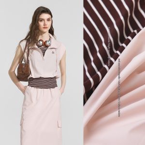 BEIQIANI | Breathable Nautical Style Short Top with Layered and Color Block Embroidery Design