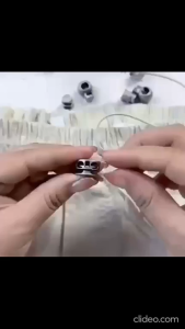 Holes Mental Cord Lock Clamp Toggle Clip Stopper Buckles For Paracord Rope Lanyard Drawstring Bag Shoelace Part