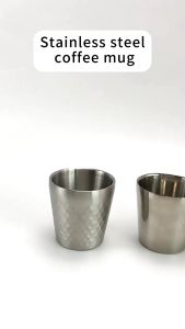 Gelas Korea Stainless Steel Anti Panas 7CM