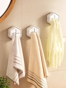 No-Drill Kitchen And Bathroom Towel Rack Dishcloth Holder Storage Shelf for Face Towels And Kitchen Cloths Hanging Rod