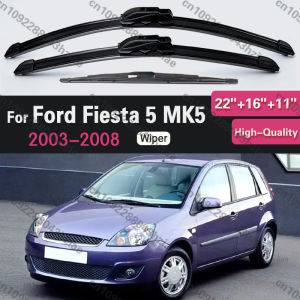 Front Rear For Ford Fiesta Hatchback 5 MK5 2003 2004 2005 2006 2007 2008 Car Wiper Blades Windscreen Brushes Car Accessories