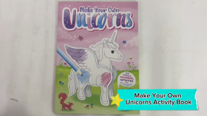 Make Your Own Unicorns Activity Book with Press Out Models Colouring & Fun Stickers For Kids