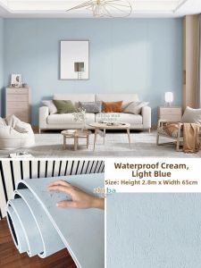 ZHIBA | Waterproof Soft Wallpaper Self-adhesive Wall Paper
