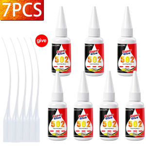 LOOLIFL | 502 No Stain Clear Super Glue Instant Adhesive Quick Dry All Purpose Superglue For Plastic Wood Metal DIY Crafts Glass Repair