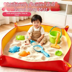 Indoor & Outdoor Water Play Mat & Sandbox Barrier Large