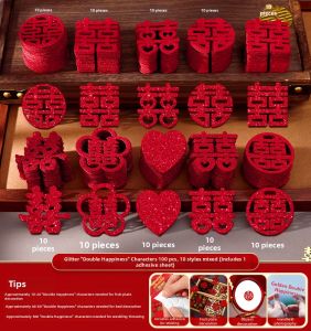XIKUNLE | Mini Happiness Characters Wedding Supplies
