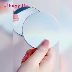 Hayylife Kotak Bedak 5g ultra-tipis dan elastis dengan cermin makeup kotak penyimpanan untuk bedak dengan puff HL-BCB844
