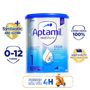 [Hỏa tốc - 0Đ] Sữa bột Aptamil Profutura Cesarbiotik New Zealand số 1 380g - SYNBIOTIC ĐẶC CHẾ