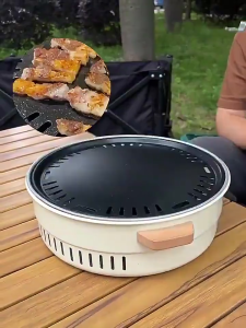 Charcoal Stove Barbecue grill portable Stainless steel Korean BBQ Grill For Home Camping Griller