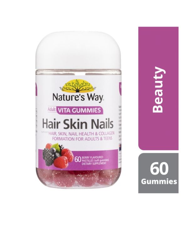 Vitaclass Sugar Free Hair, Skin, And Nails For Adults 60 Gummies