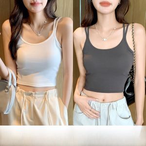 MiiOW | Áo ba lỗ ngắn mùa hè cho nữ MiiOW Cat Person Áo ba lỗ hở lưng V cổ áo lót bên trong có thể mặc ngoài trời thời trang thường ngày