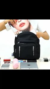 Tas Ransel Punggung Wanita Kekinian Korean Style Terbaru Warna Hitam