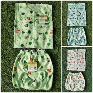 Setelan Baju Bayi Kutung Newborn Arini SNI 0-6 Bulan