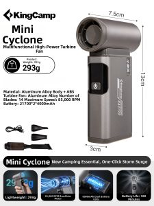 Kingcamp | Strong Wind Long Battery Portable Turbo Fan