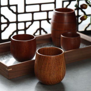 Japanese Wooden Vintage Insulated Cup