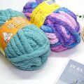 226g/Ball Velvet Thick Super Bulky Chunky Yarn Hand Knitting Woven Thread Basket Blanket Carpets Giant Yarn Hand-knit Blanket. 