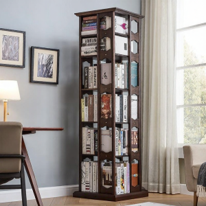 Rotating Modular Floor Bookshelf