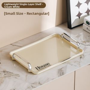 Luxury Double Layered Serving Tray Rectangular