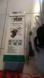 VDR V87HD Antena Antenna TV Indoor Outdoor V-87HD +Kabel 1.5M - HDTV DVB T/ T2 DTMB UHF SINYAL KUAT