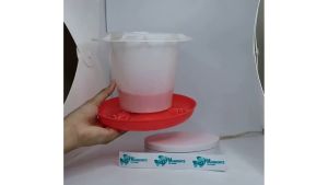 【READY STOCK】1.5/3KG Chick Feeder Automatic Drinker Fowl Chicken Poultry Breeding Food Feeder Dispenser with Handle