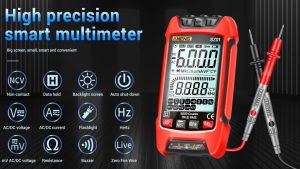 🚚 🌟 ANENG SZ01 คุณปลอดภัย 6000 นับ RMS ไฟฟ้า เครื่องทดสอบ ความต้านทาน NCV อัตโนมัติ ความละเอียดสูงหน้าจอดิจิตอลมัลติมิเตอร์อัจฉริยะ