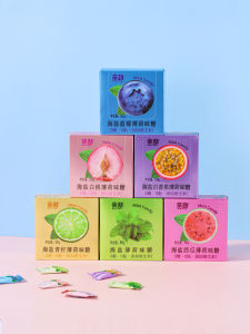 Sugar-Free Mint Candy Sea Salt Flavor Refreshing Breath Snack Leisure Time Valentines Day Gift Box Packaged Traditional Candy