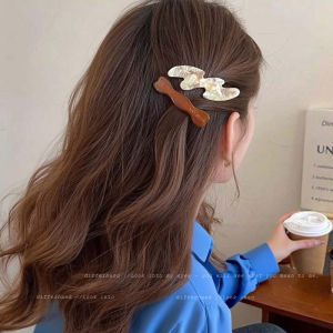 Elegant Hair Clips for Women 2025 New Style Side Duckbill Hair Clips Sweet Style Forehead Clamp Hair Accessories