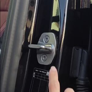 Upgrade Car Door Closing Shockproof Silicone Cushion Mute Shock Absorber Protective Covers Car Door Latch Accessories