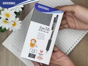 GREEBEL Pulpen Ballpen Pen Gel | GP-509 ZIRCON 0.5 BLACK