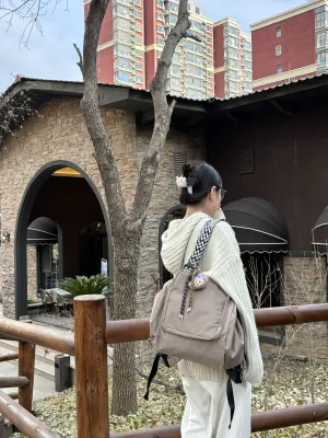 Unisex Multi-Functional Travel Backpack Storage Bag Crossbody Shoulder Bag Mommy Bag New Fashion Soft Oxford Cloth Large Size