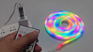 5M 5V USB ARGB LED Neon Light Smart Strip Light Sync Music Changable Color Dimmable APP Control Waterproof Indoor Outdoor decorate Neon Sign Flexible Ribbon Rope LED string lights