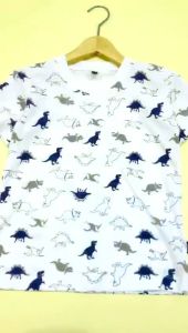 JEJEKIDSWEAR - T-Shirt Dino Ice Full Print by Kidsmate