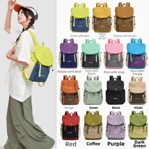 Fashionable Color Matching Large Capacity School Backpack