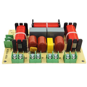 250W 4-8 Ohm 4 Way Speaker Audio Frequency Divider 1 Treble & 1 Midrange & 2 Bass Frequency Distributor Module Home Theater Audio Modification [Vodool Center]