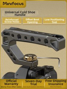 Minifocus | Cold Shoe Hand Grip for Camera Accessory with Quick Release and Extension