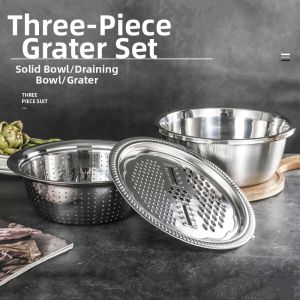 TINGLING | Stainless Steel Multi-Function Vegetable Slicer Set