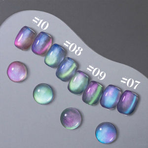 Sơn Móng Tay Gel Mắt Mèo MIANEL 12ML Aurora Thiết Kế Móng Giáng Sinh Với Hạt Thủy Tinh Móng Tinh Thể Dành Cho Sử Dụng Tại Salon