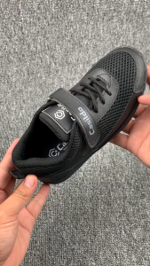 Casildo Sepatu Anak Laki - Laki dan Perempuan Sepatu Sekolah Tali Combi Perekat Velori Pendek Series