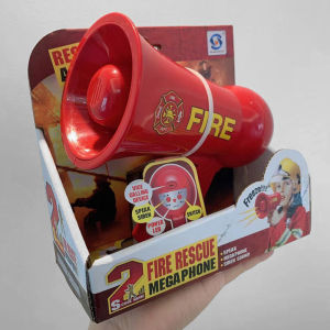 Childrens Simulation Play House Toy Role Play Police Fire Sound Amplifier Small Horn with Sound Effect Police Megaphone