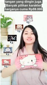 Bantal Terapi Elektrik Pereda Nyeri Haid Menstruasi Terapi Air Panas Penghangat Perut