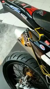 (Siap Di Kirim) KNALPOT KCT RACING ORIGINAL UNTUK CRF 150 F KLX 150 BF D TRACKER GRATIS LASER NAMA