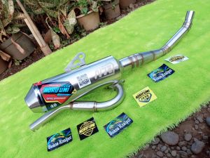 Knalpot Norifumi GRIDZ Full System. Pnp untuk CRF ALL KLX/DTRACKER WR TIGER TRAIL SCORPIO TRAIL dan lain-lain aneka trail. Full System