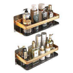 ชั้นวางในห้องน้ำ ชั้นวางของติดผนัง ชั้นเก็บของติดผนัง ชั้นวางของห้องน้ำ ชั้นเก็บห้องน้ำ ที่เก็บของอเนกประสงค์ ที่วางของ ติดตั้งง่าย ไม่ต้องเจาะ