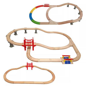 Beech Wood Track Components Compatible Wooden Trains