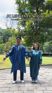 Jas Hujan Ponco Lengan Funtastic Elmondo 703